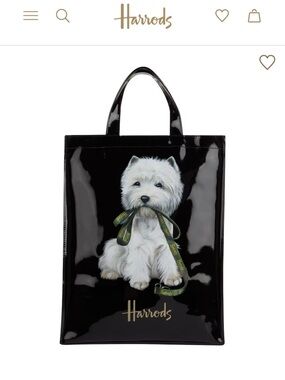 Harrods iconic Westie tote